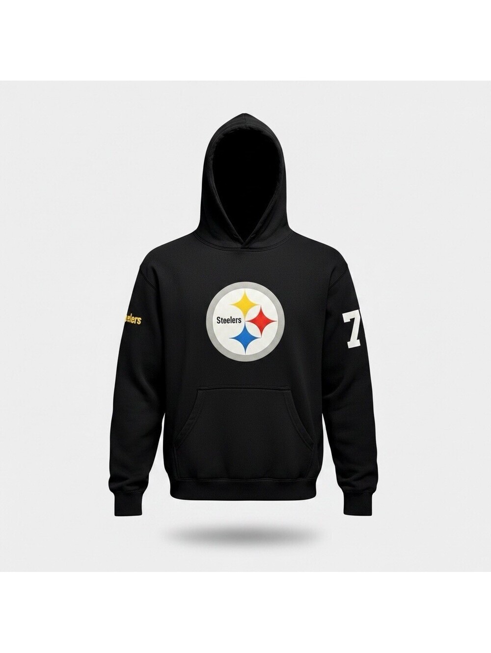 Pittsburgh Steelers Mean Joe Greene 75 Hoodie Men’s 4X Black NFL Football